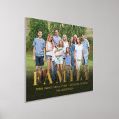 Uw foto- en offertefamilie houden elegante minima  folie afdrukken (Laagn)