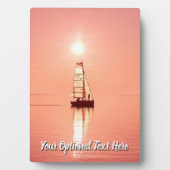 UW FOTO- EN TEKST aangepaste plak Fotoplaat (voorkant)