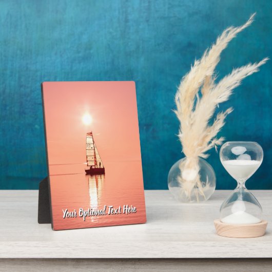 UW FOTO- EN TEKST aangepaste plak Fotoplaat (Zijkant)