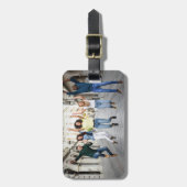 UW FOTO- EN TEKST-bagagelabel Bagagelabel (Voorkant verticaal)