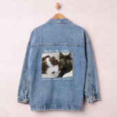 UW FOTO en TEKST, Blauw Denim Jacket (Hangar)