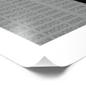 Uw foto en tekst hier Aangepaste foto afdrukken (Hoek)