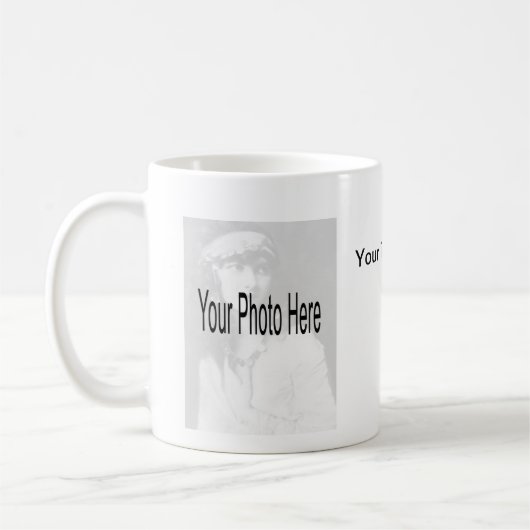 - Uw foto en tekst Koffiemok (Links)
