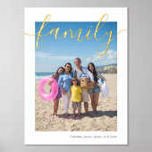 Uw foto en tekst Persoonlijke Typografie van de Fa Folie Afdrukken (Voorkant)