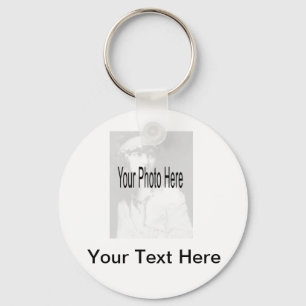 - Uw foto en tekst Sleutelhanger
