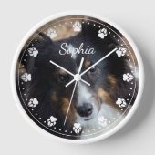 Uw foto en tekst van uw pc en elke kleurenklok (Voorkant)