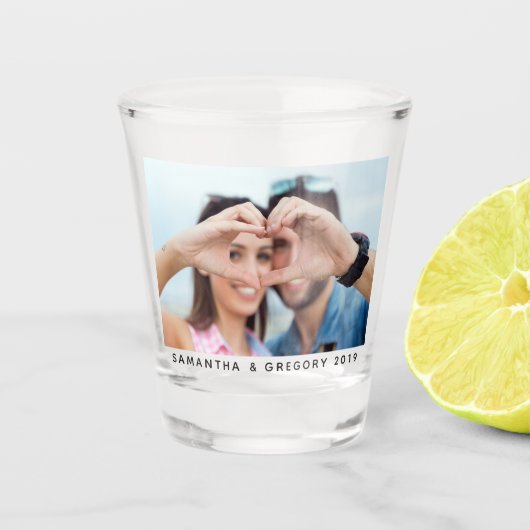 UW foto- en tekstglas Shot Glas (Voorkant)