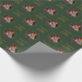 Uw foto- en tekstkerst cadeaupapier (Hoek)