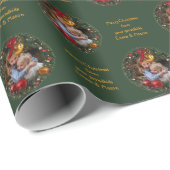 Uw foto- en tekstkerst cadeaupapier (Rol Hoek)