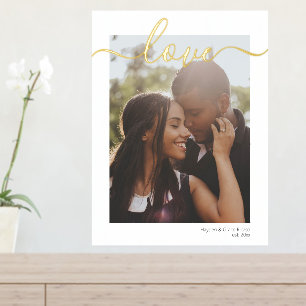 Uw foto- en tekstliefdesTypografie Folie Afdrukken