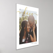 Uw foto- en tekstliefdesTypografie Folie Afdrukken (Laagn)