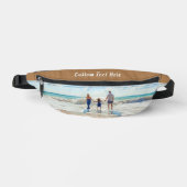 Uw foto Fanny Pack met aangepaste tekst en kleuren Heuptasje (Voorkant)