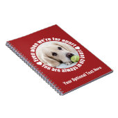 UW FOTO Far Apart Love aangepaste notitieboek (Rechterzijde)