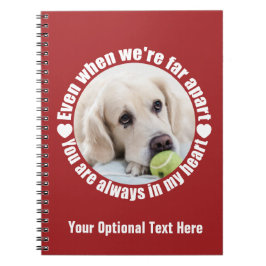 UW FOTO Far Apart Love aangepaste notitieboek