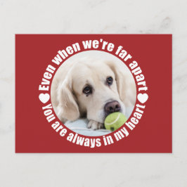 UW FOTO Far Apart Love Custom briefkaart