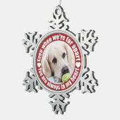 UW FOTO Far Apart Love Custom ornament (Rechts)