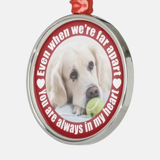 UW FOTO Far Apart Love Custom ornament (Links)