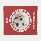 UW FOTO Far Apart Love fleece deken (Voorkant (Horizontaal))