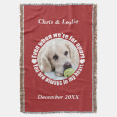 UW FOTO Far Apart Love goot deken (Voorkant Verticaal)