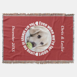 UW FOTO Far Apart Love goot deken