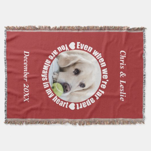 UW FOTO Far Apart Love goot deken (Voorkant)