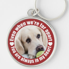 UW FOTO Far Apart Love-sleutelketen Sleutelhanger