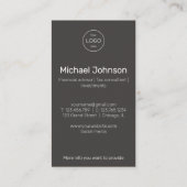 Uw foto financieel accountant Visitekaartje (Achterkant)