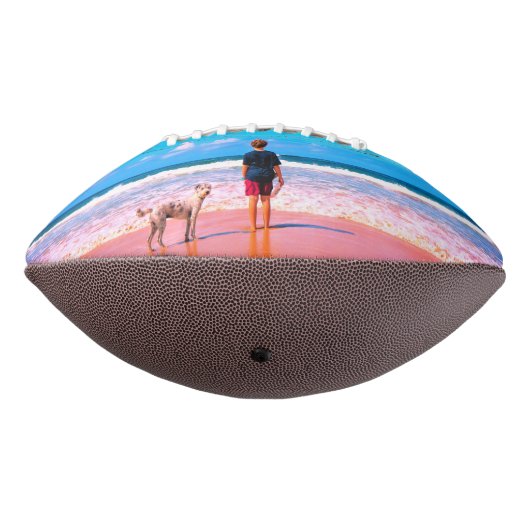 Uw foto-Football met aangepaste tekst American Football (Gedraaid 270)