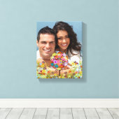 Uw foto Funky Whimsical Tree Wrapped Canvas (Insitu (Houten vloer))