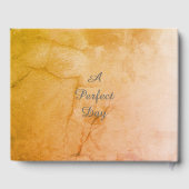 Uw foto gepersonaliseerde bruiloft gastenboek (Achterkant)