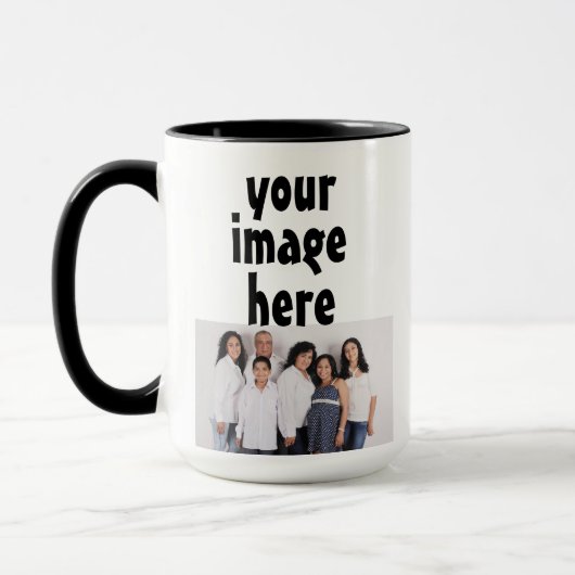 uw foto-gepersonaliseerde koffiekreeft mok (Links)