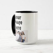 uw foto-gepersonaliseerde koffiekreeft mok (Voorkant links)