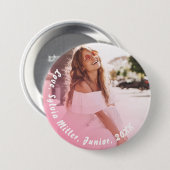 Uw foto | Gepersonaliseerde School Foto Button (Voorkant /achterkant)