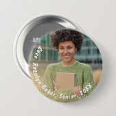 Uw foto | Gepersonaliseerde School Foto Button (Voorkant /achterkant)