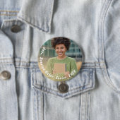 Uw foto | Gepersonaliseerde School Foto Button (In situ)