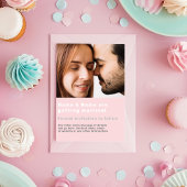 Uw foto gewaagde moderne bewaart de datumkaart kaart