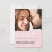 Uw foto gewaagde moderne bewaart de datumkaart kaart (Achterkant)