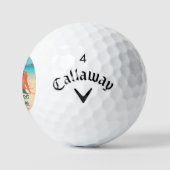 Uw foto golfballen met aangepaste tekstnaam (Logo)