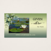 Uw foto Groen onthax het cadeaubon van Beauty Spa Visitekaartje (Voorkant)