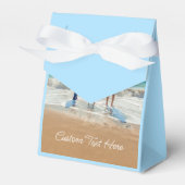 Uw foto-gunst of geschenkdoos met aangepaste tekst bedankdoosjes (Voorkant Zijde)