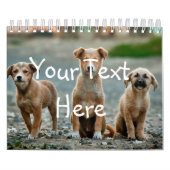 Uw foto hier - Aangepaste Dog Photo Calendar Kalender (Hoes)
