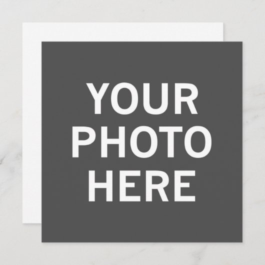 Uw foto hier aankondiging (Voorkant / Achterkant)