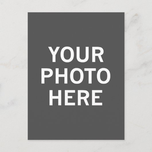 Uw foto hier briefkaart (Voorkant)