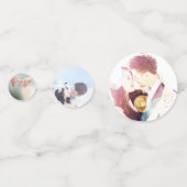 Uw foto hier bruiloft, Afstuderen, Verjaardag Confetti (Achterkanten)