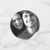 Uw foto hier bruiloft, Afstuderen, Verjaardag Confetti (Kleine voorkant)