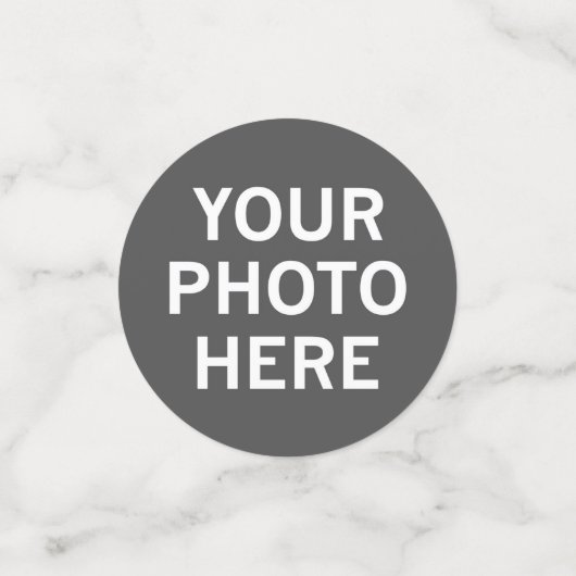 Uw foto hier confetti (Kleine voorkant)