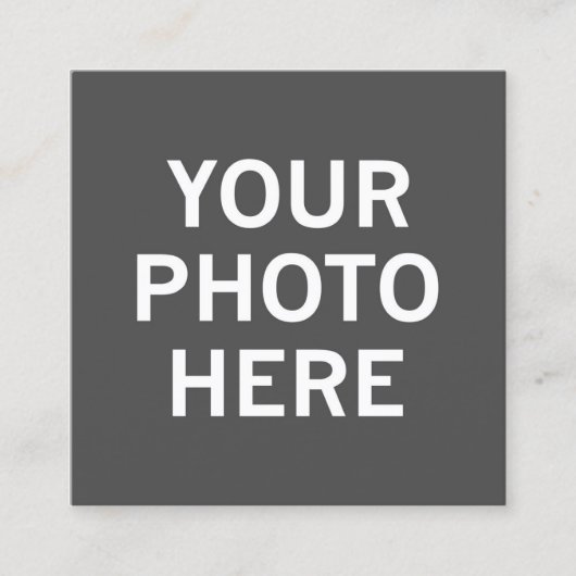 Uw foto hier contactkaartje (Voorkant)