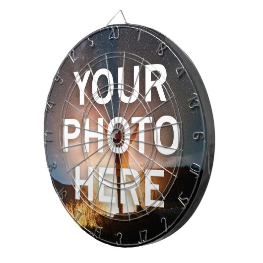 Uw foto hier dartbord (Voorkant Rechts)