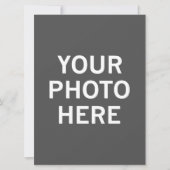 Uw foto hier feestdagenkaart (Voorkant)