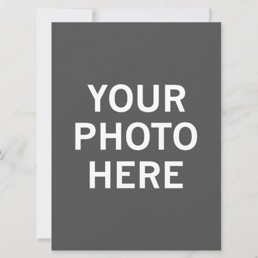 Uw foto hier feestdagenkaart (Voorkant)